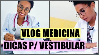 VLOG MEDICINA  DICAS PARA PASSAR NO VESTIBULAR E PLANTÃO [upl. by Ramak]