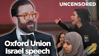 COMPLETE and UNCENSORED Jonathan Sacerdotis speech defending Israel at the Oxford Union [upl. by Oelgnaed]