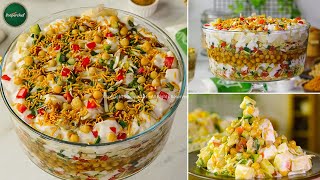 Layered Chana Chaat Recipe by SooperChef [upl. by Otineb]