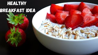 Easy amp Healthy Chia Pudding  Chia Pudding With Yogurt  Healthy Chia Pudding Breakfast Recipe [upl. by Esnahc]