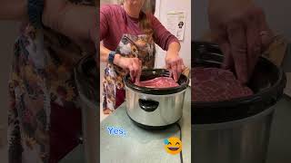 Crockpot Beef Pot Roast  Perfect Fall Meal crockpotcooking crockpotdinners homemaking [upl. by Ssac723]