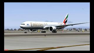 EK306 777300ER EMIRATES DUBAI  BEIJING [upl. by Kask]