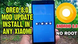 Android Oreo 80 Feature Theme For All Xiaomi Redmi Mobile  No Root [upl. by Des]