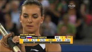 Isinbayeva with new world record  from Universal Sports [upl. by Coopersmith588]