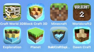 Minecraft Craft World 3D Block Craft 3D World Craft 2 Exploration Planet Build Craft [upl. by Gautea891]