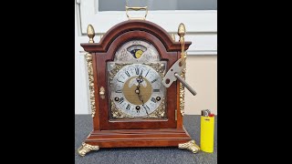 Large Warmink Westminster Shelf Clock With Moon Phase [upl. by Auoh100]