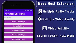 Advanced ExoPlayer Extension  Only for Niotron  deephost extension [upl. by Llertac911]