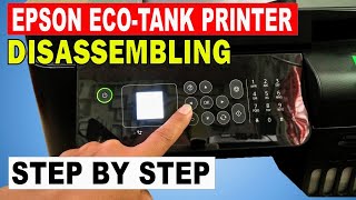 How to Open the Epson L5190 EcoTank Printer and Remove Scanner  Disassembly Guide [upl. by Guod]