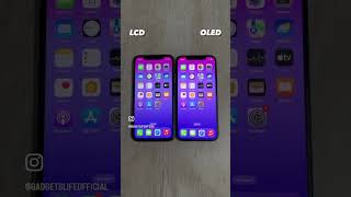 LCD vs OLED Display 🔥 iphone11 iphone12 [upl. by Nanfa]