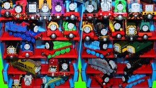 THOMAS AND FRIENDS TAKE N PLAY TANK ENGINES TRAINS DIESELS COLLECTION TRENS [upl. by Korns]