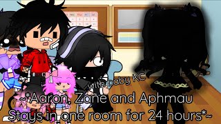 Aaron Zane and Aphmau w Baby KC stays in one room for 24 hours II Suggested Video II [upl. by Ariahaj]