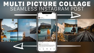 Easy SEAMLESS Instagram Carousel Collage [upl. by Jadda]