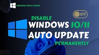 How to Disable Windows Automatic Updates on Windows 1011 Permanently [upl. by Enineg]