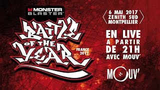 BATTLE OF THE YEAR FRANCE 2017 [upl. by Ardnaxila386]