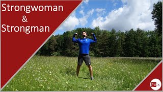 Bewegungsspiel für die Schule Strongman amp Strongwoman workout [upl. by Atnuahs315]