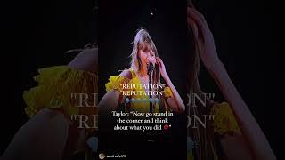 For stand in the corner erastour reputation reptv taylorswift swiftie [upl. by Pliam]