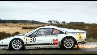 Ferrari 308 Michelotto Epynt Dixies Rally stages 2016 [upl. by Eznyl]