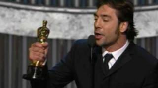 Javier Bardem winning Best Supporting Actor 80th Oscars 2008 [upl. by Maddocks880]