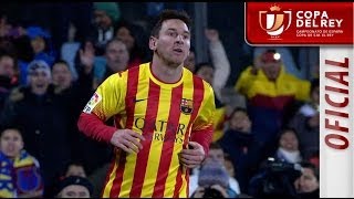 Todos los goles del Getafe CF 02 FC Barcelona  HD Copa del Rey [upl. by Devaney]