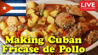 Making Cuban Fricase de Pollo Step by Step  Arroz con Leche  Easy Cuban Recipes [upl. by Ariaek]