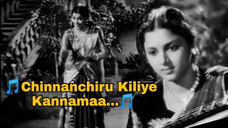 Chinnanchiru Kiliye Kannamma  Manamagal 1951  Padmini  M LVasanthakumari [upl. by Elitnahc]