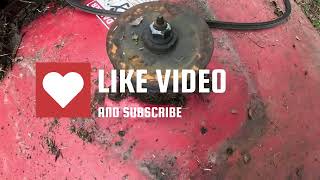 How To Easily Replace The Belt On A Massive 84inch Finish Mower [upl. by Ahsrats]