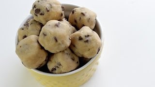 How To Make Cookie Dough Bites  No Bake Recipe amp 7 Ingredients ONLY [upl. by Tamberg]