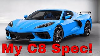 My C8 Corvette Build Price amp Options Overview [upl. by Eillas]