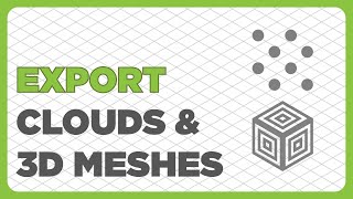 Export Clouds and 3D Meshes  Pixpro Photogrammetry [upl. by Airdnat]