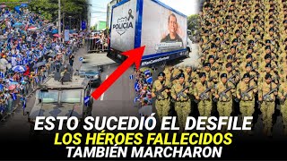 Así Fue el DESFILE cívico en El Salvador 😱 Marchó la imagen del los HEROES FALLECID0S 🚨 [upl. by Siroval]