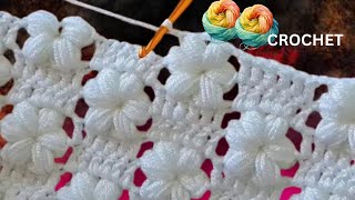 How to make quick and easy Crochet Pattern Blanket Crochet Tutorial  beginners  Loop2loopw1y [upl. by Bigot]