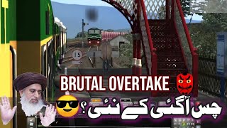 AGE30 On Fire 🔥 In Train Simulator 2020 Express Train Overtakes A Freight Train [upl. by Leifeste767]