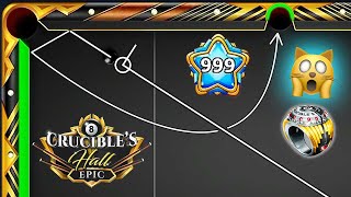 I met level 999 🙀 Epic Table 8 ball pool Crucibles Hall [upl. by Aidin]