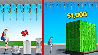 1 vs 1000 Happy Wheels Levels [upl. by Gustave]