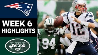 Patriots vs Jets  NFL Week 6 Game Highlights [upl. by Rad694]