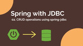 Spring Boot tutorials  Spring JDBC  CRUD Operations using springjdbc module [upl. by Ronile643]