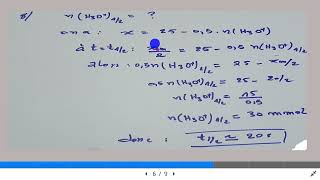 suivi temporel dune transformation chimique exercice dapplication [upl. by Anile]