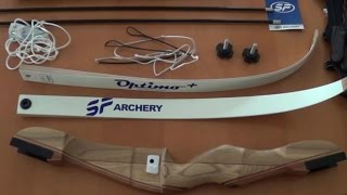 How to stringunstring a recurve bow POV Sebastien Flute Optimo [upl. by Anahsor]