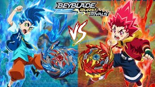 In This Game Brother Are Becoming Rivals⚡  Hikaru Vs Hyuga  Beyblade Burst Rivals Gameplay [upl. by Fradin]