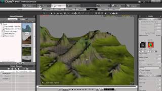 iClone 5 Tutorial  Creating a Height Map Terrain for iClone [upl. by Ynnatirb]