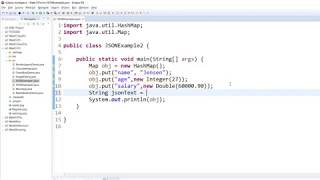 Java JSON Encode using Map [upl. by Dickie477]