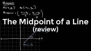 Midpoints Review  O Level Additional Mathematics [upl. by Nonnek886]