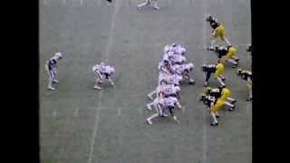 Northwestern Football vs Michigan 1980 [upl. by Viola828]