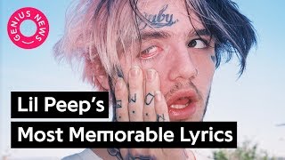 Remembering Lil Peep’s Most Memorable Lyrics  Genius News [upl. by Earl]