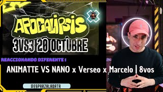 SE PUDRE EL PARQUE  REACCIÓN INEDITA DE ANIMATE vs NANO x MARCELO x VERSEO  RG BATTLES 8VOS chile [upl. by Adamski]