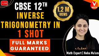 Inverse Trigonometric Functions Class 12 in 1 Shot By Neha Agrawal  Full Marks Guaranteed  Vedantu [upl. by Friedly527]