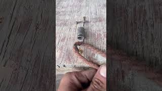 The process of installing shock absorbing springs with ropes [upl. by Raila]