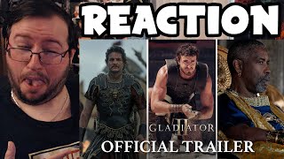 Gors quotGladiator 2 Official Trailerquot REACTION [upl. by Peednama]