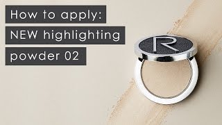 How to apply NEW highlighting powder 02 [upl. by Nuzzi656]