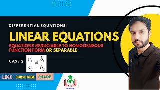 Differential Equations  REDUCIABLE  CASE 2 [upl. by Canute]